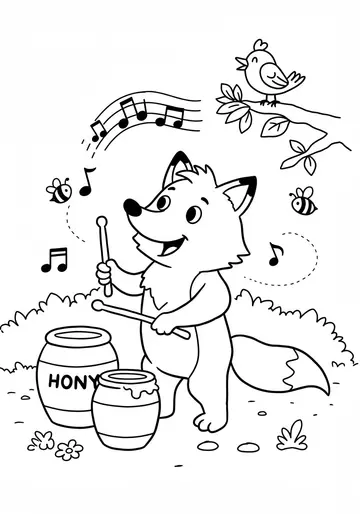 Music & Fun Coloring Pages