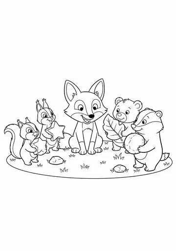 Ferdinand's Giving Heart Coloring Pages for Kids