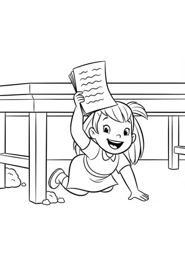 Lily Finds the List Coloring Pages
