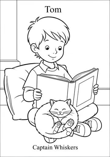Cozy International Cat Day Coloring Pages for Ages 3-5