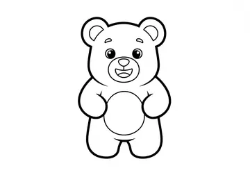 Find a peaceful moment with this Gummy Bear