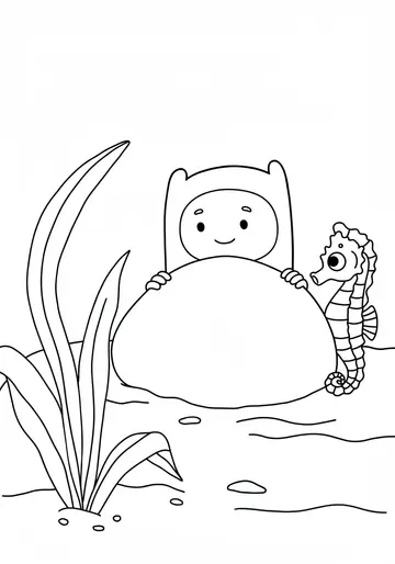 Magical Friendship Mermaid Coloring Book Pages