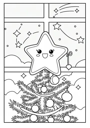 Starry Wish Fun Coloring Pages for Ages 6-8