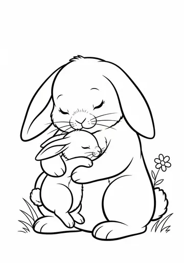 A Thank You for a Hug Thanksgiving Coloring Pages for Ages 3-5