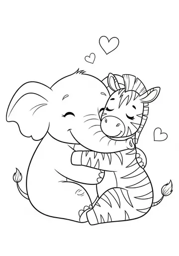 Zuzu's Lost Laugh Zebra Coloring Pages