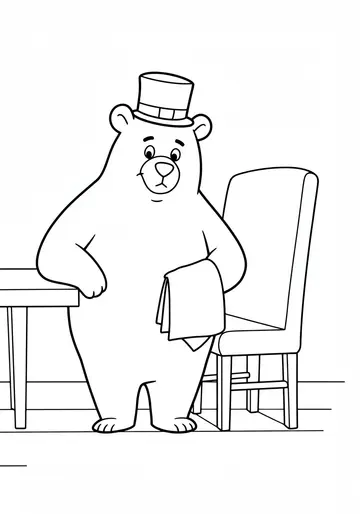Helping Fun Thanksgiving Day Coloring Pages for Ages 3-5