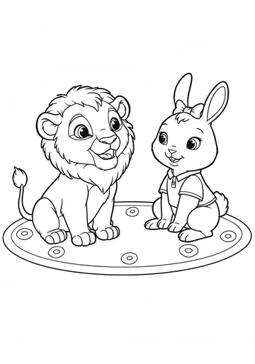 Kindergarten Leo's Quiet Roar Coloring Pages