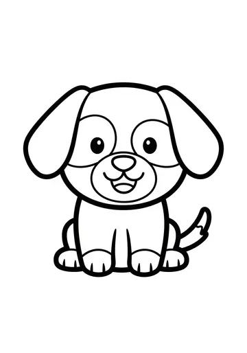 Puppy Playtime Coloring Page Fun!