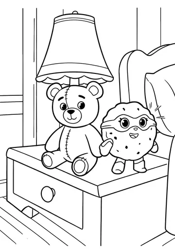 Christmas Hero Cookie Coloring Pages