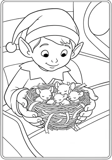 Flicker Discovers a Surprise Coloring Pages