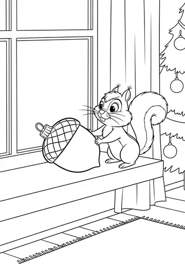 Squeaky Meets a Friend Coloring Pages