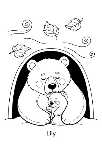 Nature Discovery fall Coloring Pages