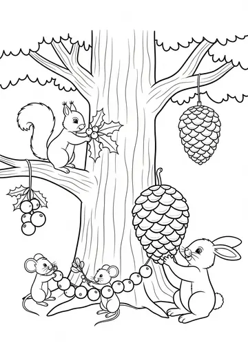 Oak Hall Meets Friends Coloring Pages