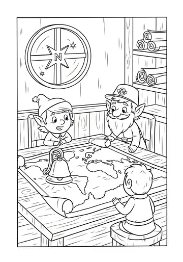 Magical Silent Bell Coloring Book Pages