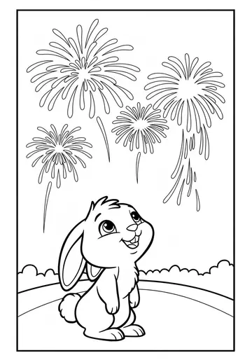 Fireworks Sky Painter Adventure Coloring Pages