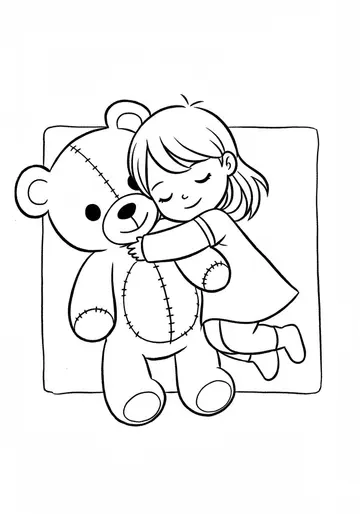 Lily Meets Barnaby Kindergarten Coloring Pages