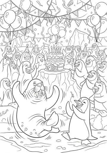A social emotional Wiggle Gift Coloring Pages for Kids
