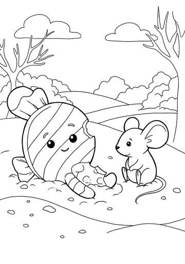 A Kind Christmas Cookie Coloring Book