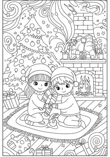 The Taste of Christmas Holiday Senses Coloring Pages