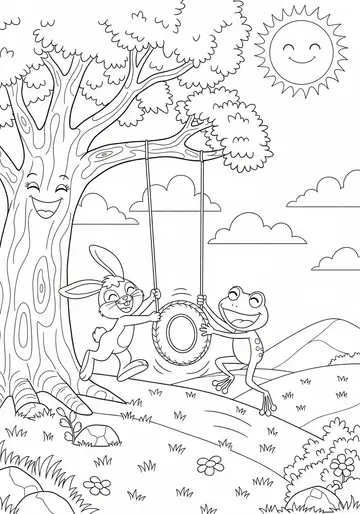 Play & Learn social emotional Turn-Taking Coloring Pages