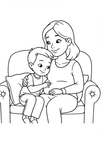 Tom's Secret Knock National Breastfeeding Month Coloring Pages