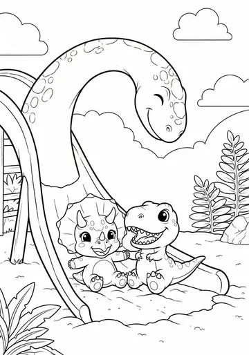 Tilly's Big Brave Slide Coloring Pages