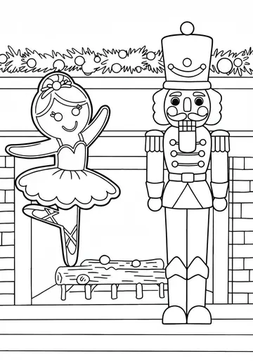 Mantelpiece Stage Adventure Coloring Pages