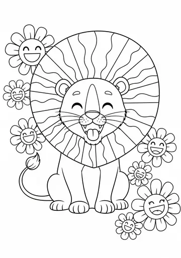 Mindfulness & Yoga Leo's Roar Coloring Pages