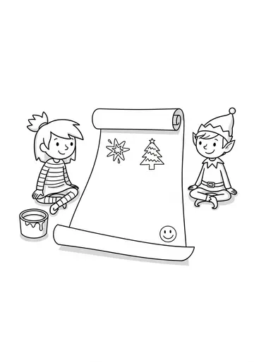 Creative Wrapping Fun Coloring Pages for Ages 3-5