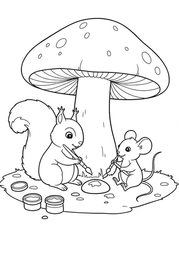 Barnaby Meets Willow easter Coloring Pages