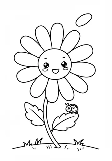 Magical Daisy's Lost Petal Coloring Book Pages