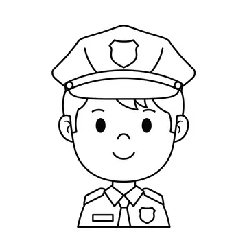 Officer Adorbs: A Cute Cop to Color!