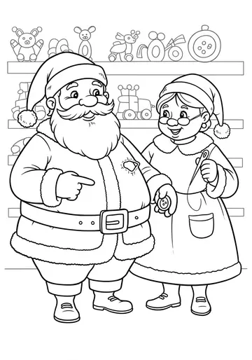 Cozy Christmas Moments Coloring Pages for Preschoolers