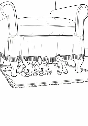 Joyful Family Story Coloring Pages