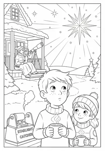 Leo's Starlight Catcher Coloring Pages