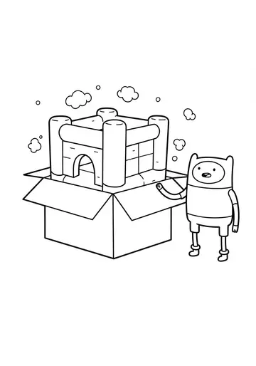 Magic Toys Santa's Workshop Coloring Pages for 3-5