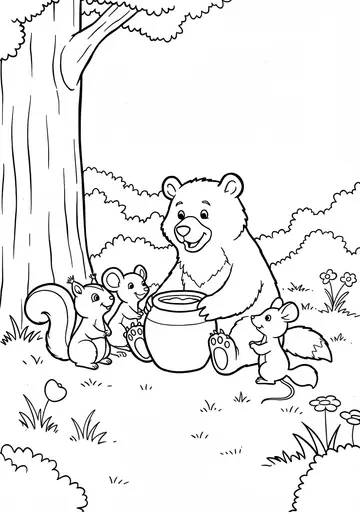 Barnaby's Sharing Adventure Coloring Pages