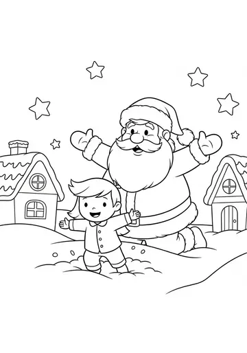 Lily's North Pole Trip Coloring Pages for Ages 3-5
