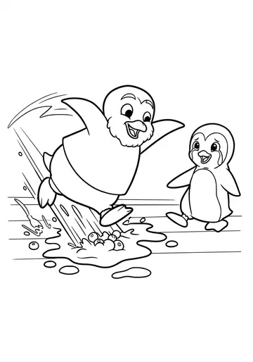 Wobbles' Silly Spill Thanksgiving Day Coloring Pages