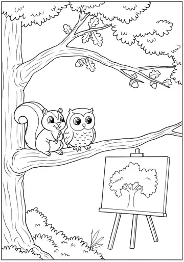 Happy Mistake Fun Coloring Pages for Ages 3-5