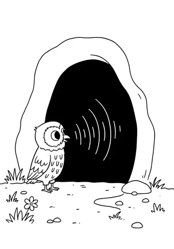Forest Adventure Owl Coloring Pages