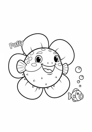 Wally's Dreamy sea animal Coloring Pages for Kids