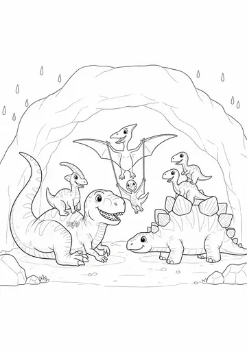 Happy Rainy Day Fun Coloring Pages