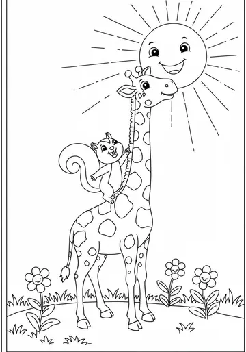 Pip Meets Gerry Coloring Pages for Ages 3-5