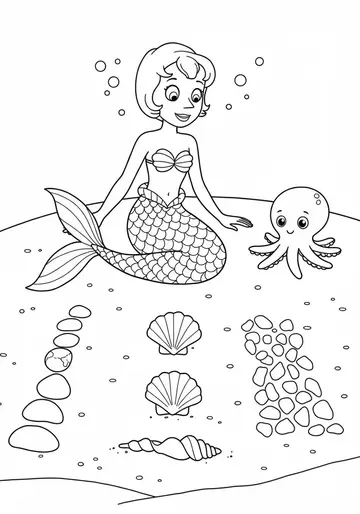 Creative Patterns Mermaid Coloring Book