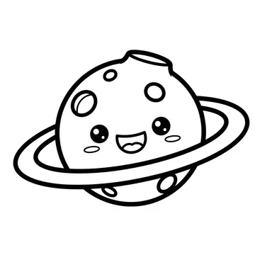 This Planet Coloring Page is Out of This World!