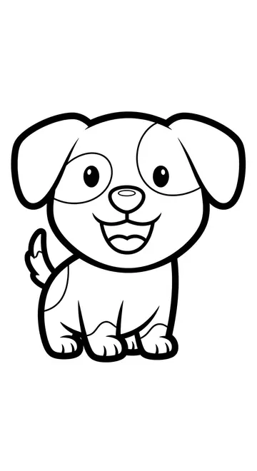 Your Kids Will Love This Dog Coloring Page