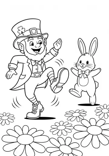 Dancing Shoes Fun St. Patrick's Day Coloring Pages