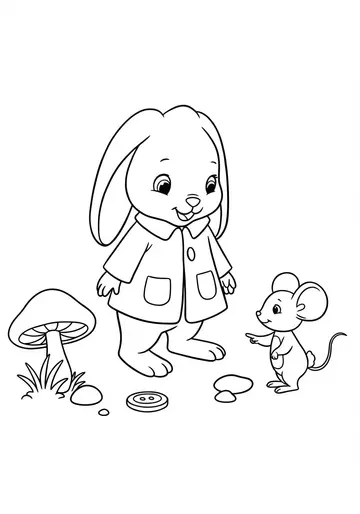 Friendship & Fun simple Coloring Pages for Kids