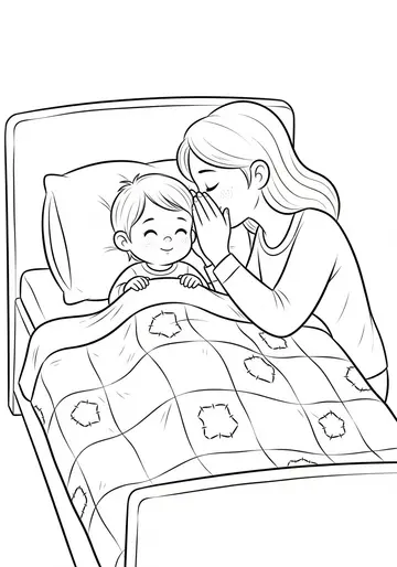 A Bedtime Whisper & Sweet Thanksgiving Coloring Pages
